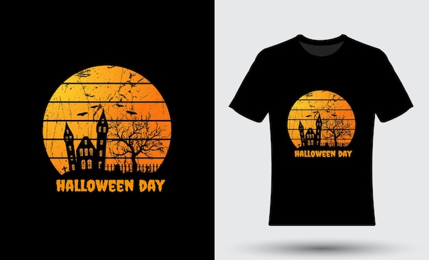 Mooi en opvallend Halloween T-shirtontwerp