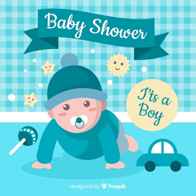 Mooie baby shower achtergrond