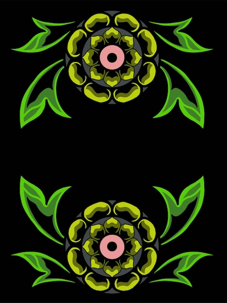 mooie bloem ontwerp vector