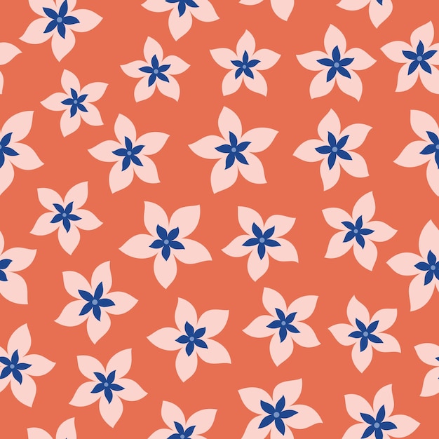 Mooie bloemen patroon vector naadloos