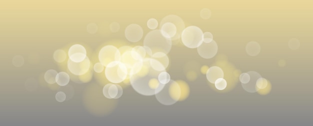 Mooie bokeh wazige lichten vector abstracte achtergrond met defocused transparante lichten effect