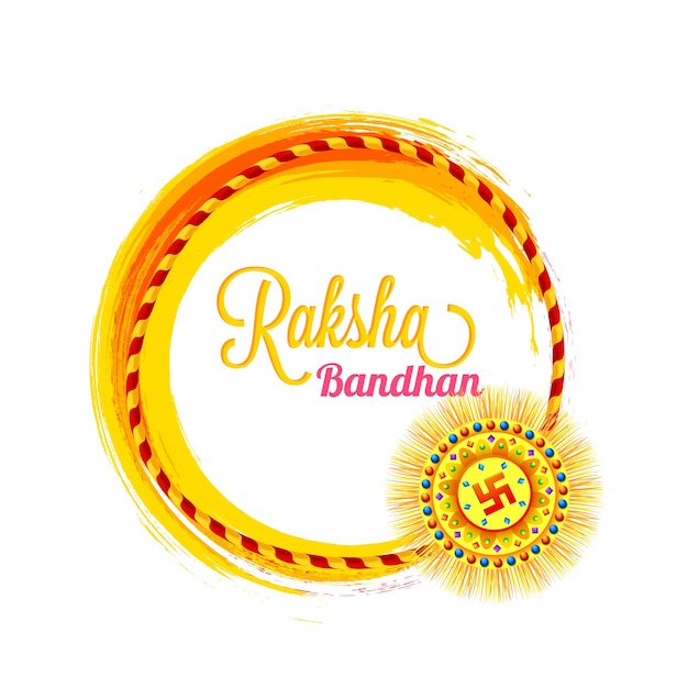 Mooie decoratieve Rakhi voor Raksha Bandhan.