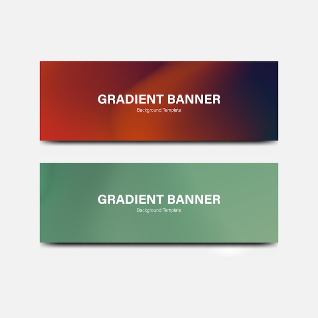Mooie gradiënt abstracte achtergrond gebruikt voor sjabloon voor spandoek