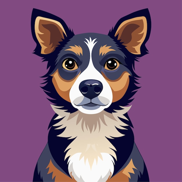 mooie hond vector