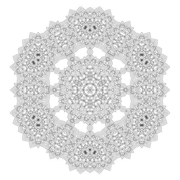 mooie mandala-vector voor ontwerp