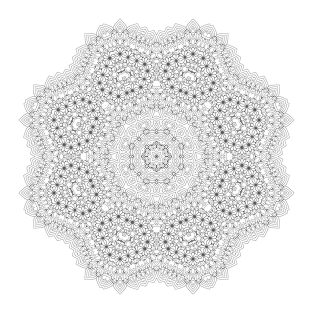 mooie mandala-vector voor ontwerp