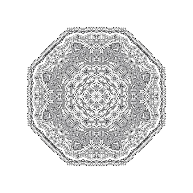 mooie mandala-vector voor ontwerp