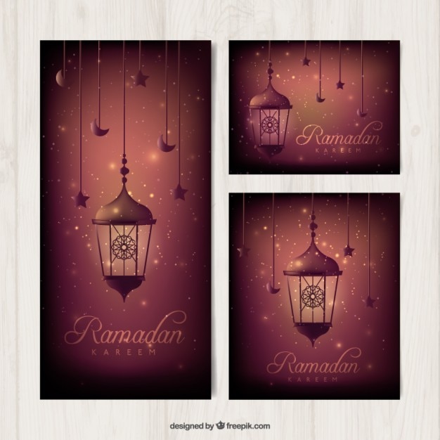 Vector mooie ramadan banners