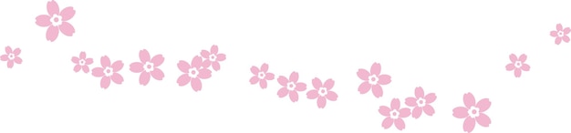 Mooie roze Sakura Cherry Blossom-illustratie