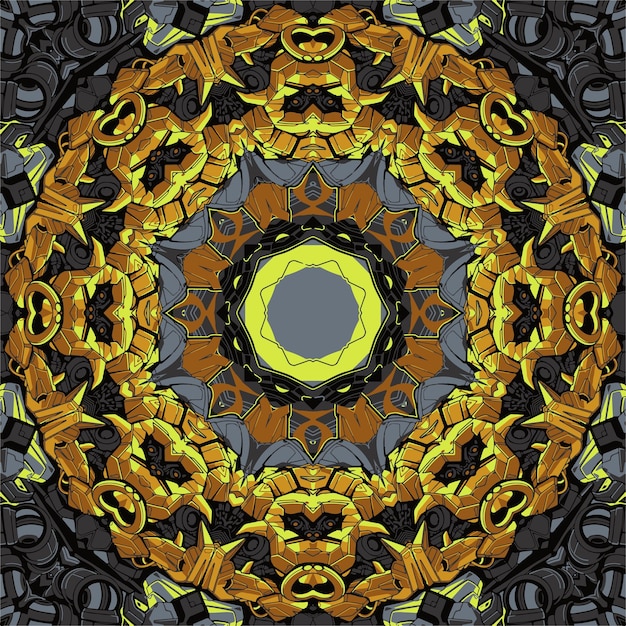 Mooie traditionele gradiënt abstracte mandala-achtergrond