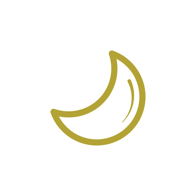 moon icon vector design templates