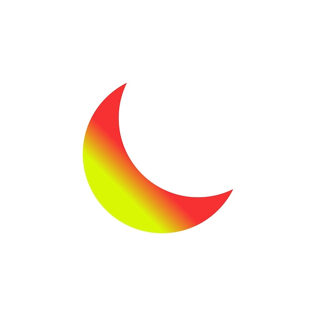 moon icon vector design templates
