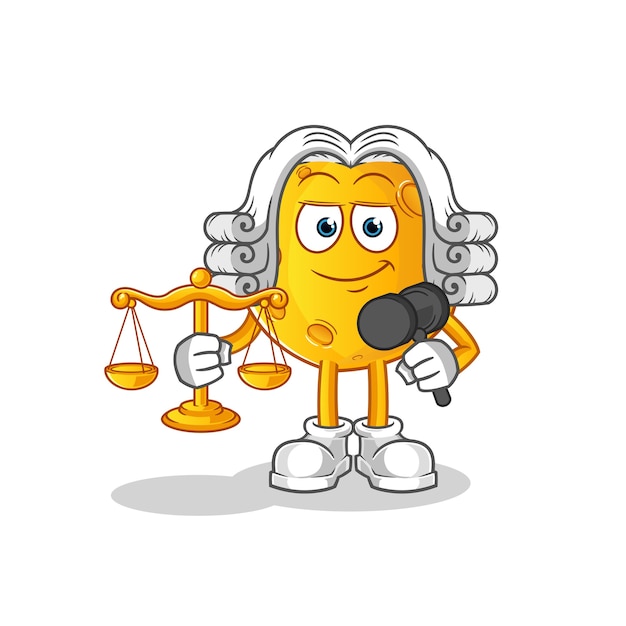 Personaggio dei cartoni animati di avvocato della luna