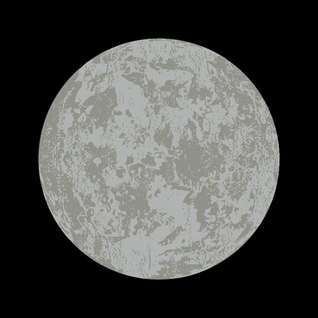 Vector moon vector