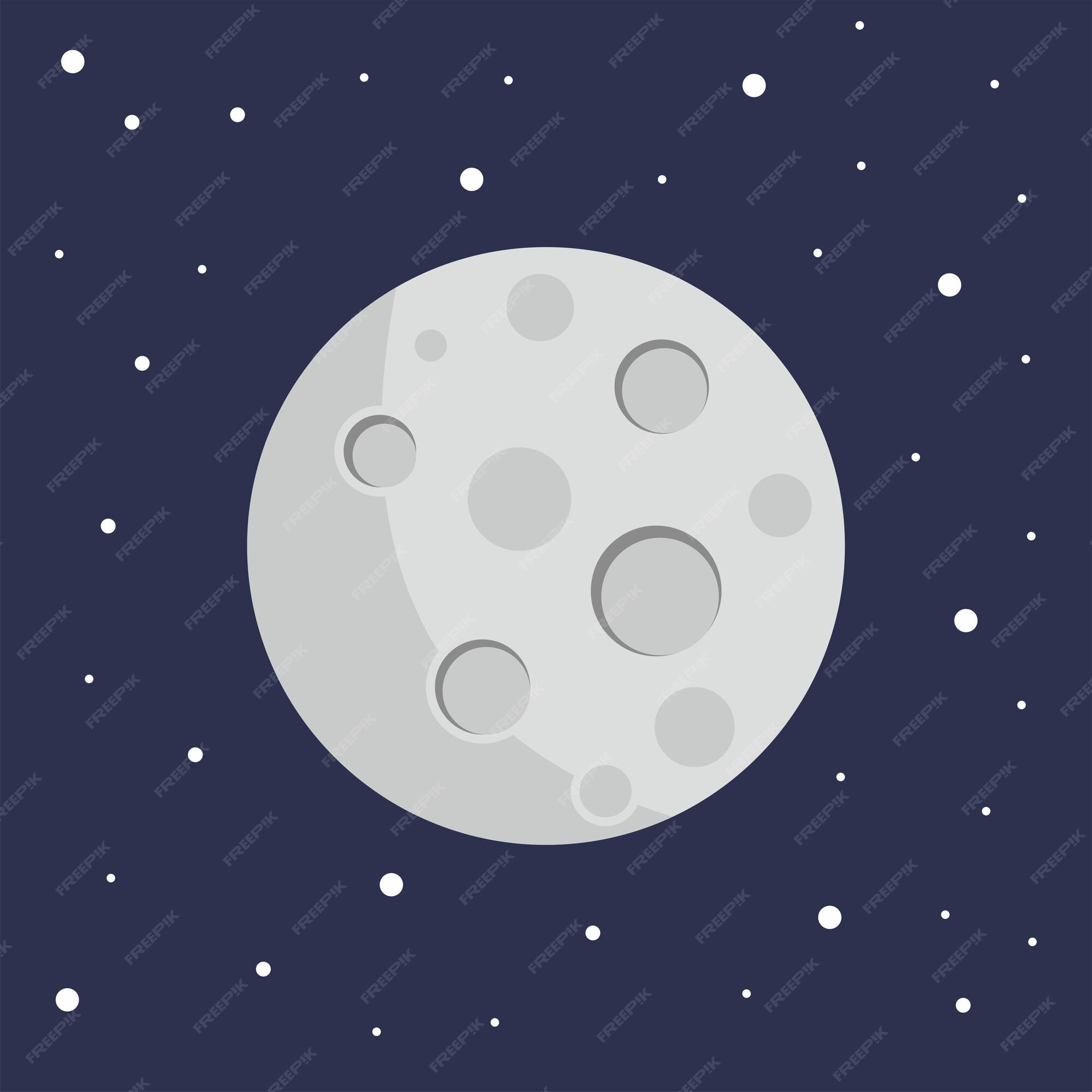Premium Vector | Moon