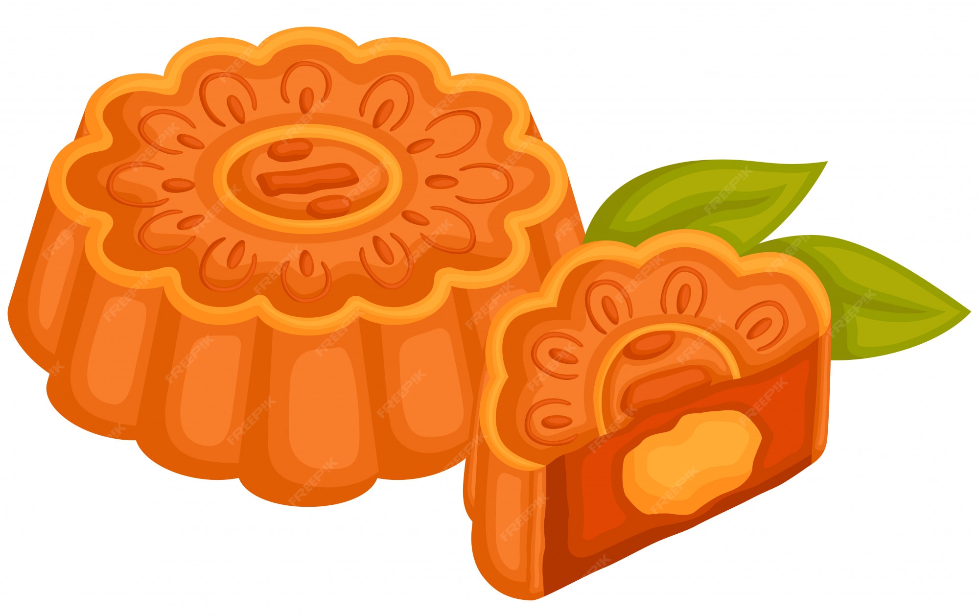 Premium Vector | Mooncake
