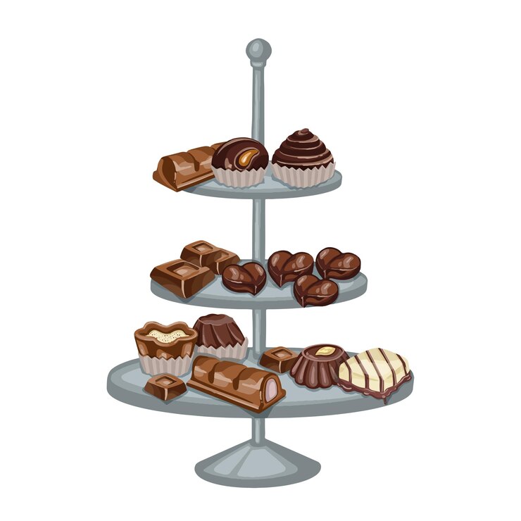Mooncakes on white backgroundChinese mid autumn festival foods  High quality illustration
