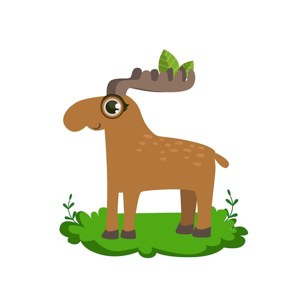 Moose Friendly Forest Animal