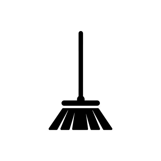 Vector mop icon simple vector illustration