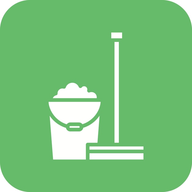 Mop vector icon Can be used for House Cleaning iconset