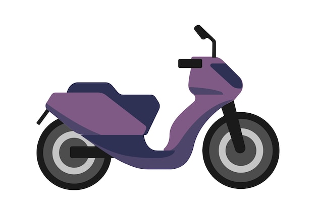 Moped Public Transport Vector illustration