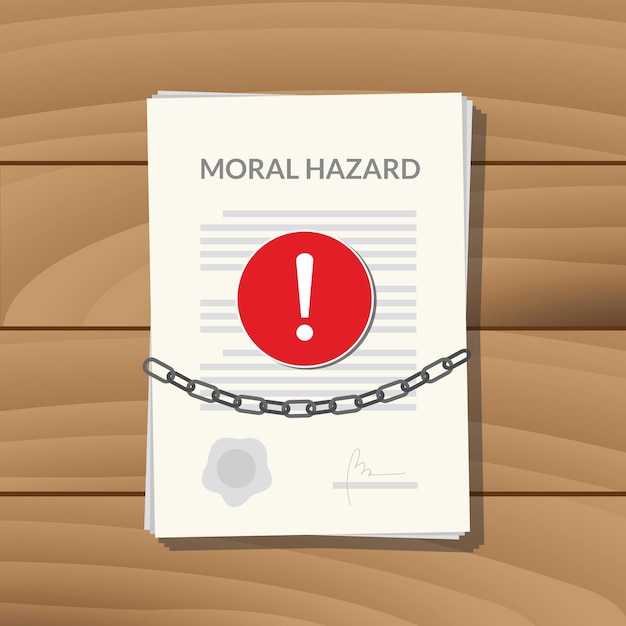 Moral hazard with paper chain