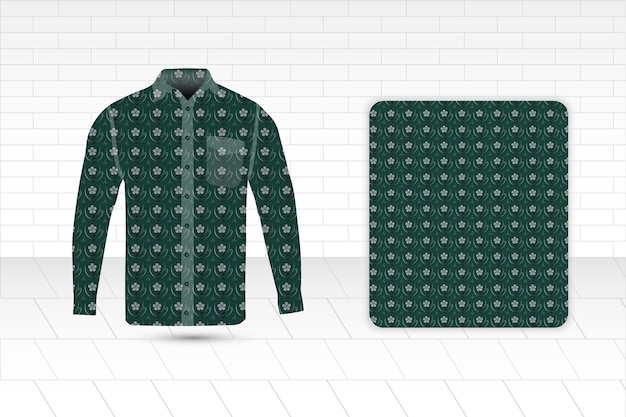 morden vector shirt geometric pattern