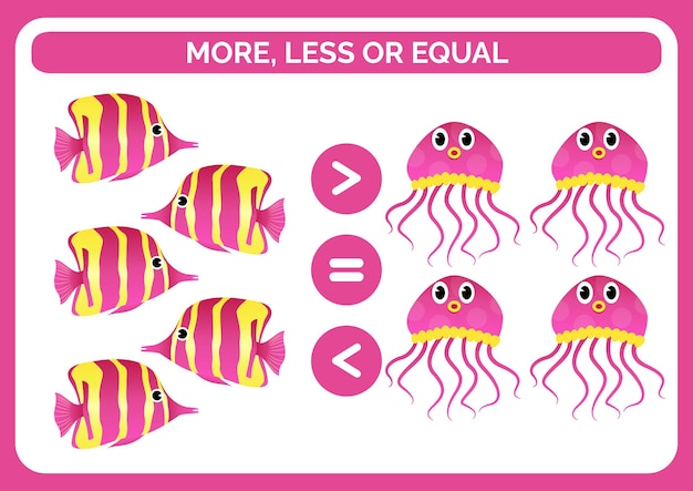 More less equal 3
