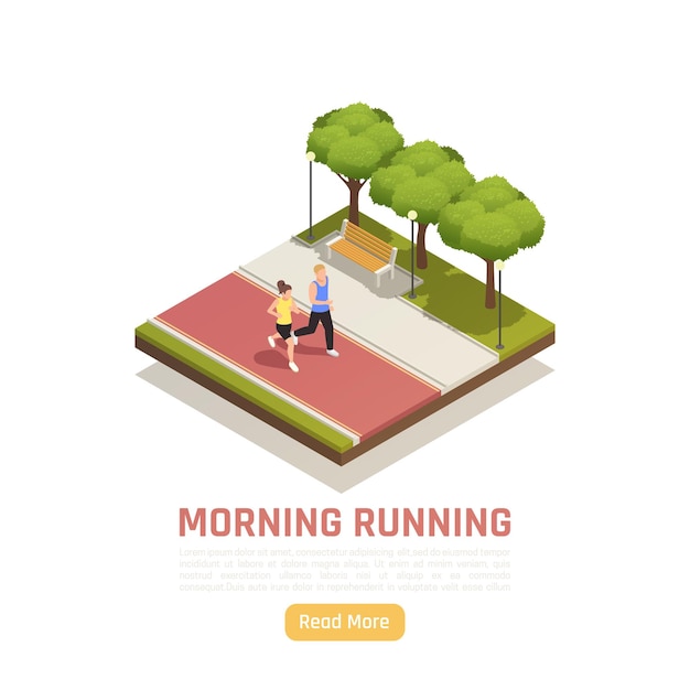 개인 성장 구성을위한 아침 달리기