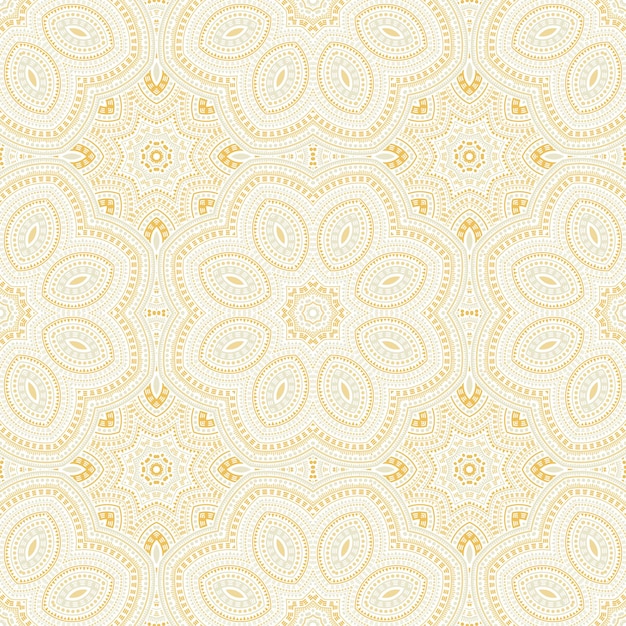 Moroccan authentic floral vector seamless pattern wallpaper pat