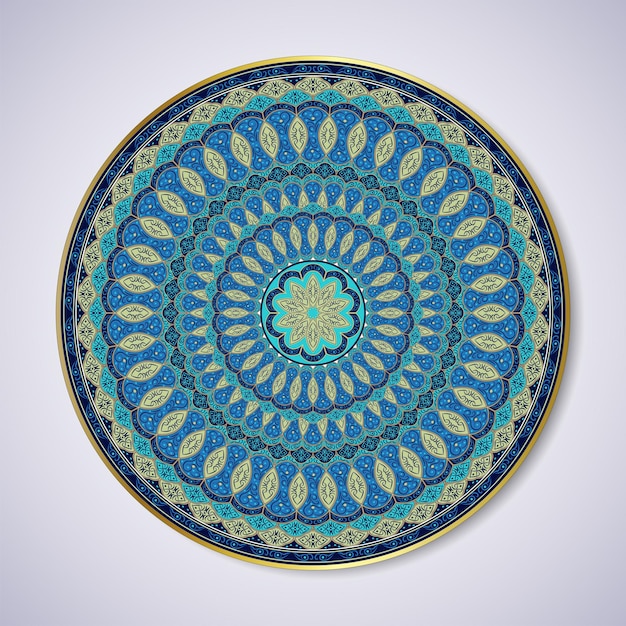 Vettore moroccan mandala art pattern vector