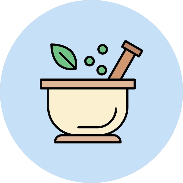 Mortar Flat Illustration