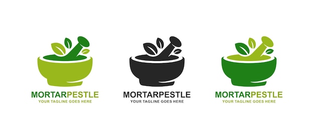 Mortar pestle pharmacy logo