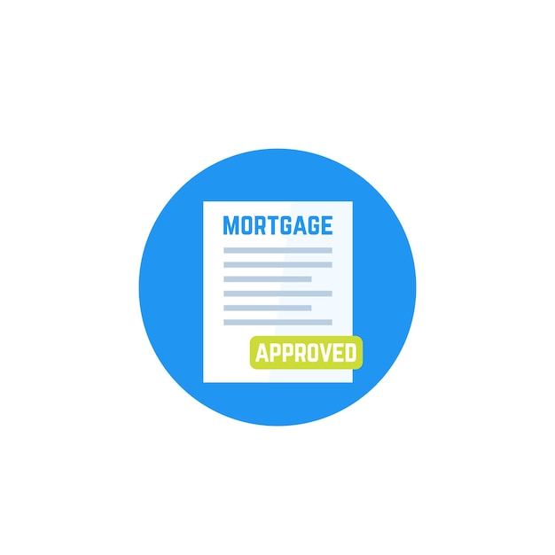 Mortgage approved icon