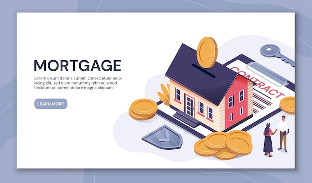 Mortgage landing page