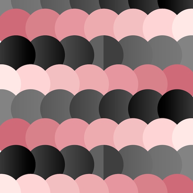 Mosaic background in rose gold and black