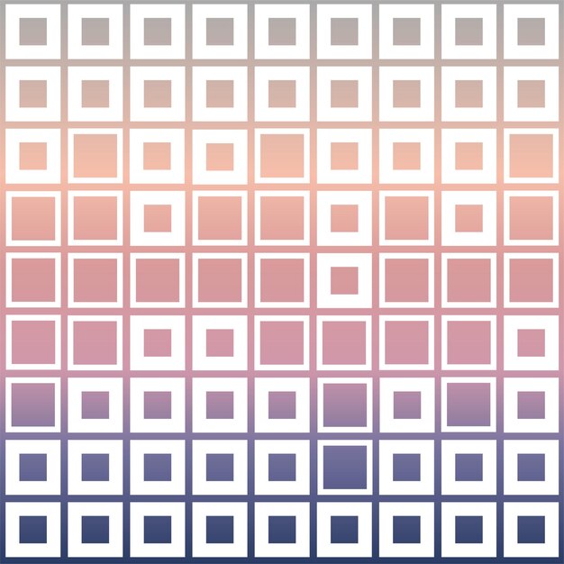 Vector mosaic cubes on pastel color