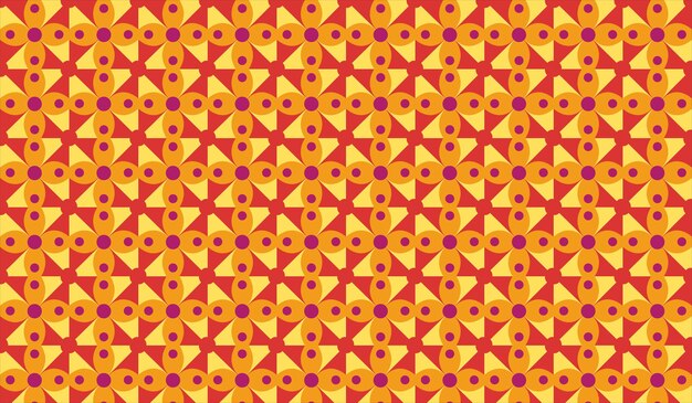 Mosaic geometric shape pattern design, trendy vector seamless pattern.geometry minimalistic artwork