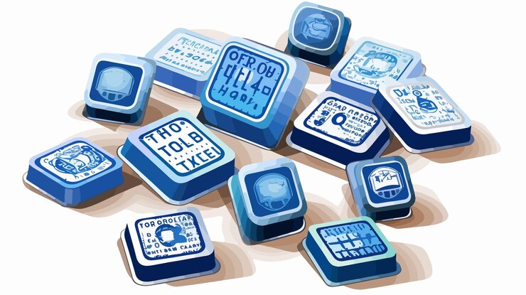 Vector mosaic telephony and rubber stamp seals
