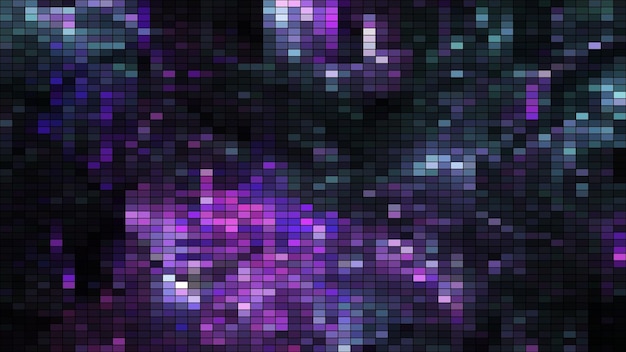 Mosaic with square particles