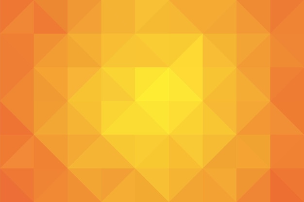 Mosaïek driehoek oranje achtergrond gradiënt pixel veelhoekige achtergrond