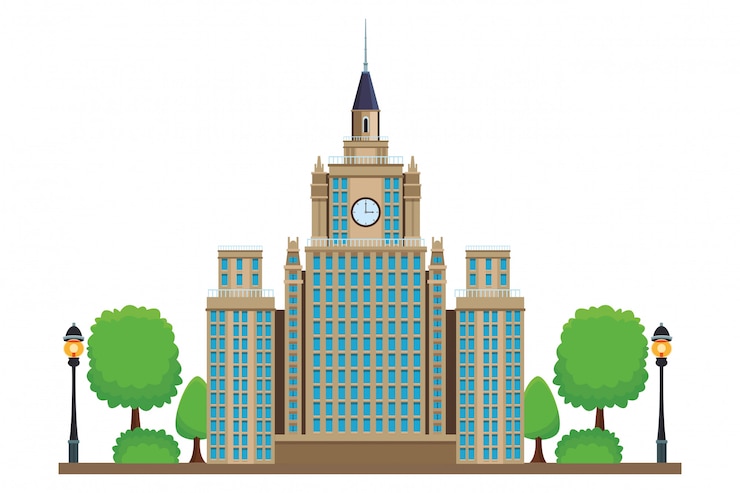 Vector moscow state university icon