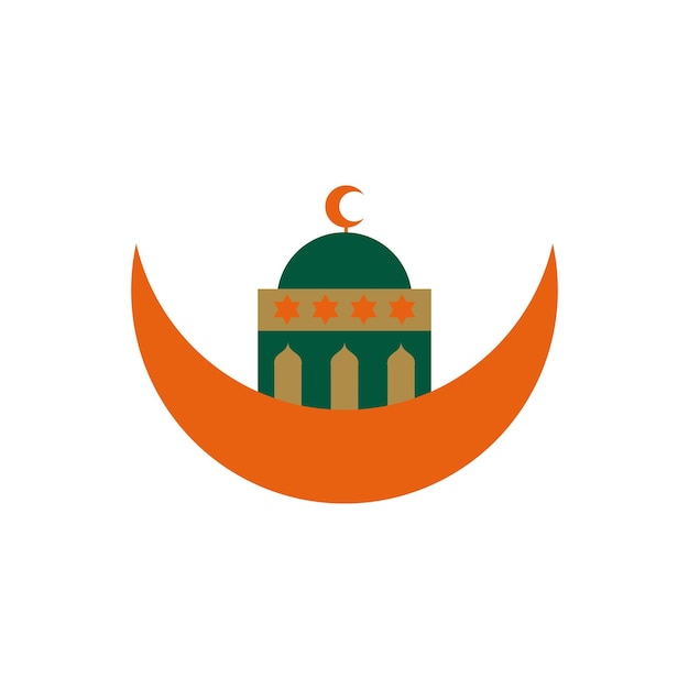 Moslem Building Icon Concept Isolated