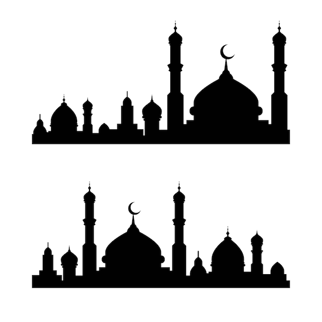 Moslem building vector illustration