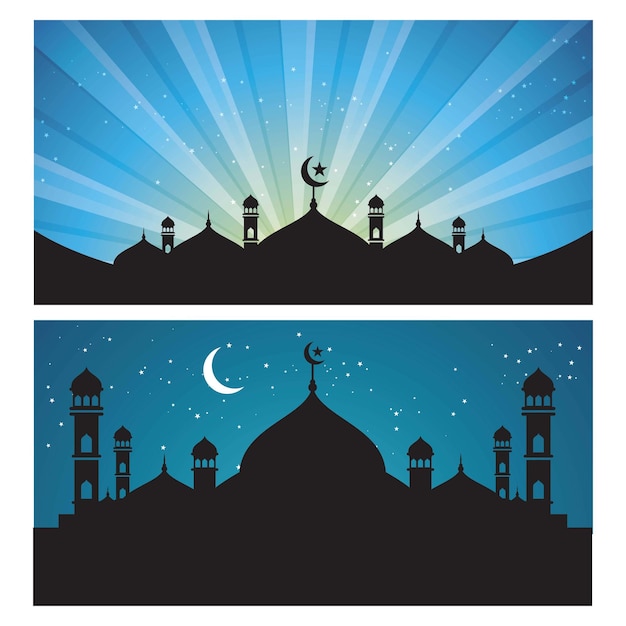 Мусульманская икона векторные иллюстрации