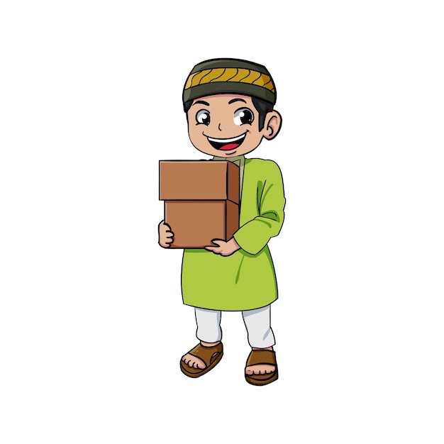 イスラム教徒の子どもキャラクター3