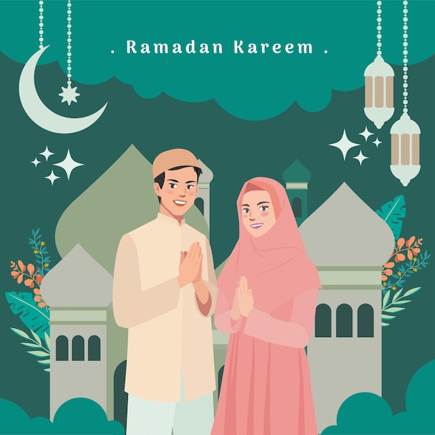 Moslemmanwomangreetingsforramadanandeid2