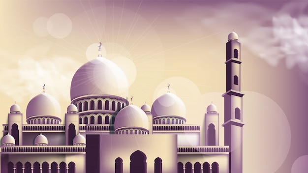 Mosque background design