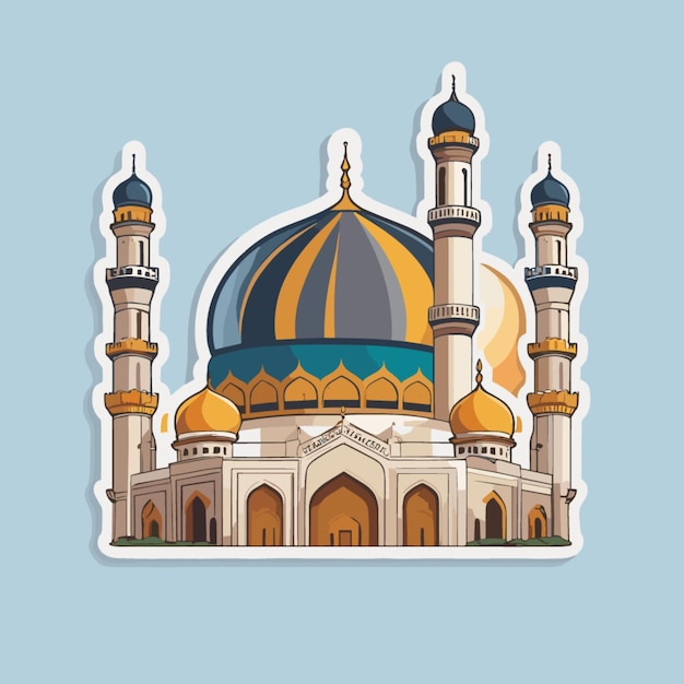 Mosque cartoon vector