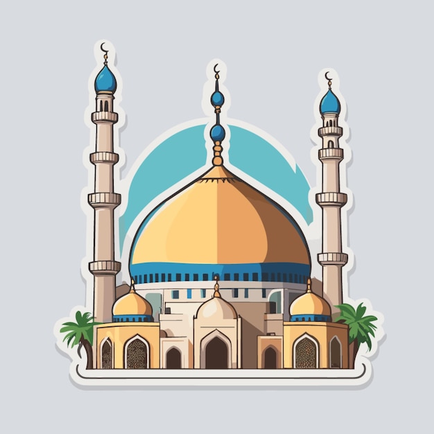 Mosque cartoon vector